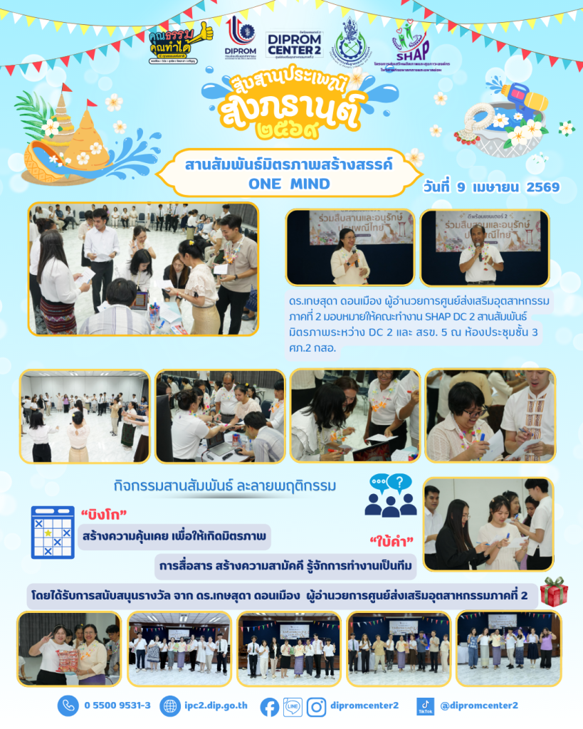 สืบสานประเพณี สงกรานต์ 2569