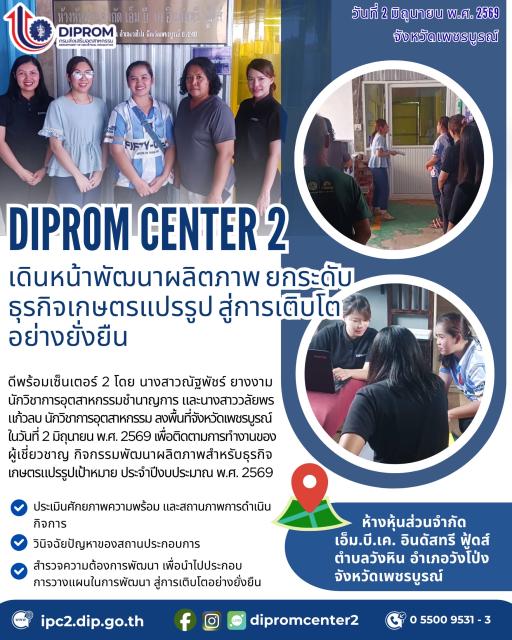 เดินหน้าพัฒนาผลิตภาพ ยกระดับ ธุรกิจเกษตรแปรรูป สู่การเติบโต อย่างยั่งยืน